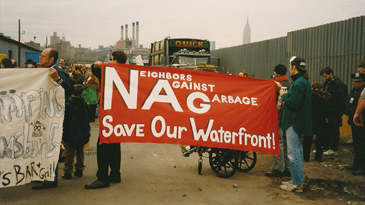 NAG organized against City plans for a garbage transfer station, 1999